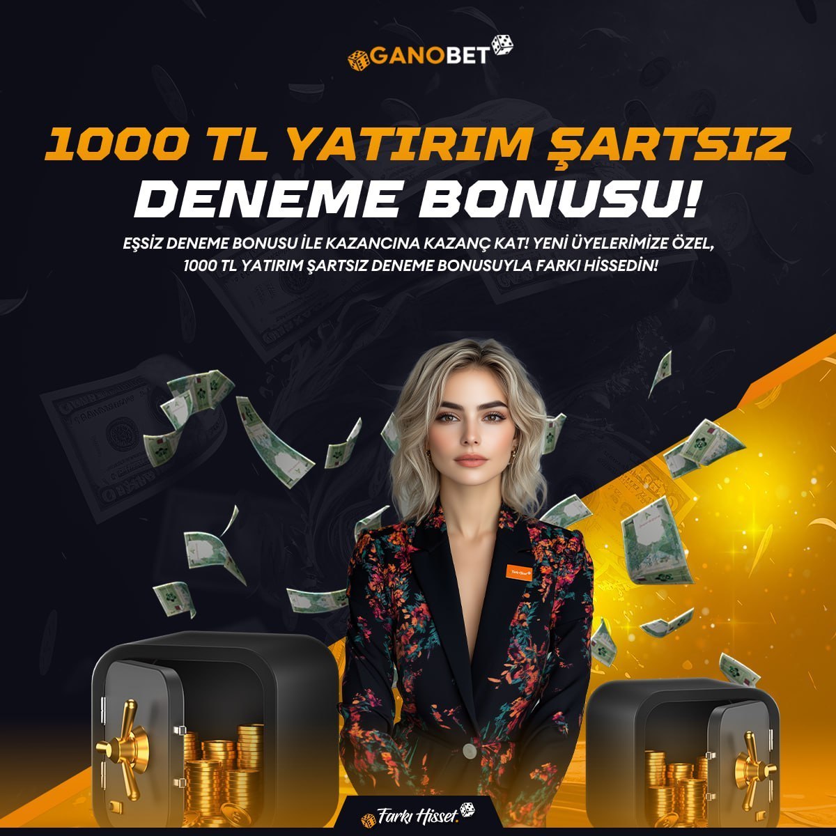 Ganobet 1000 TL Deneme Bonusu