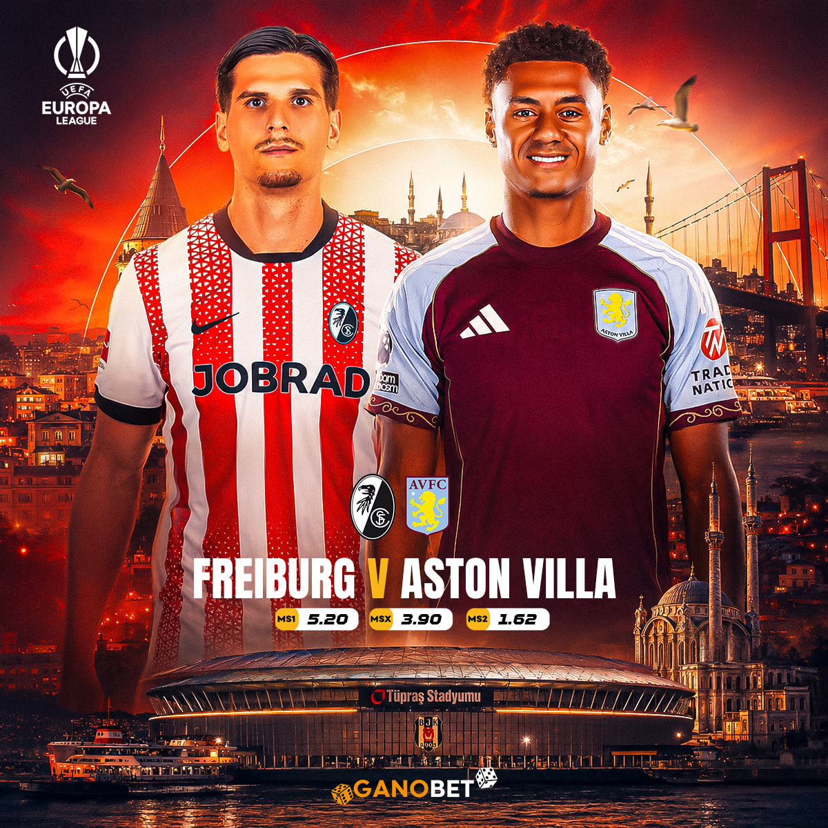 UEL Final 2026: Freiburg vs Aston Villa Bahis 1 Avrupa Ligi Final 2026: Freiburg vs Aston Villa Ganobet